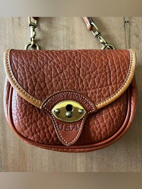 Vintage Dooney & Bourke R74 AWL Cavalry Mini Bag Crossbody Belt Bag